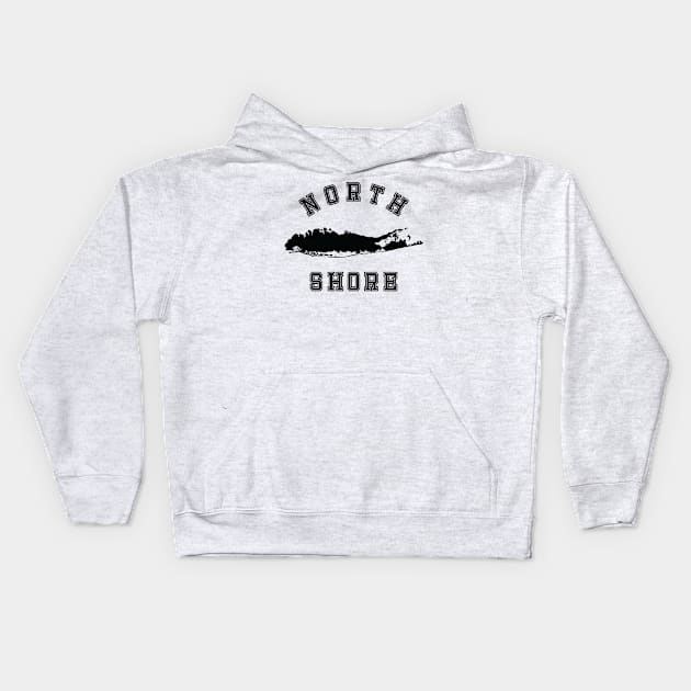 North Shore Block (Light Colors) Kids Hoodie by Proud Town Tees